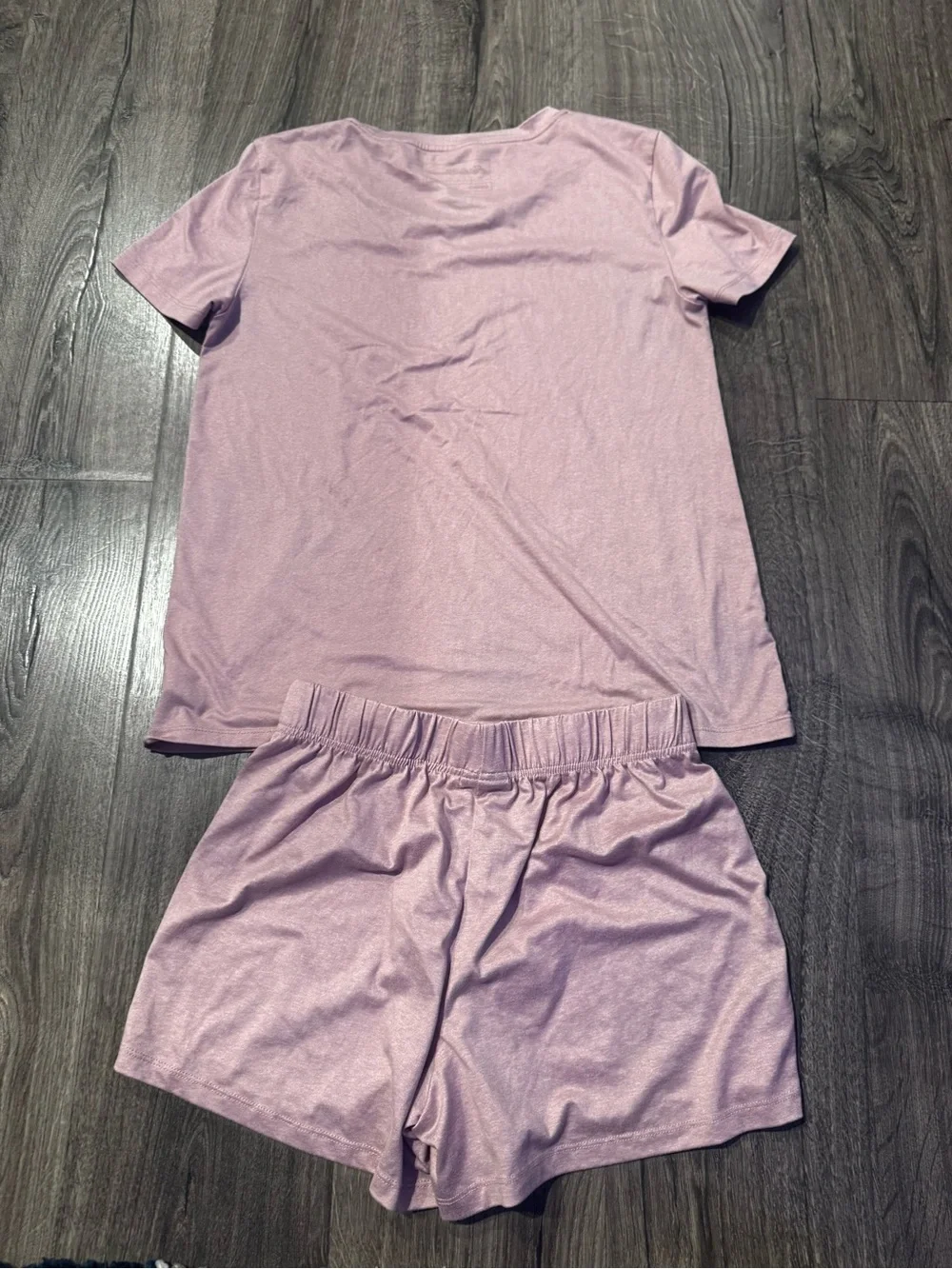 Eddie Bauer Dusty Pink Short Sleeve and short Pajama Set size small women